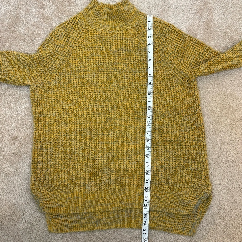 BDG Urban Outfitters Waffle Knit Mock Neck Long Sleeve Pullover Sweater Size XS - Picture 11 of 12